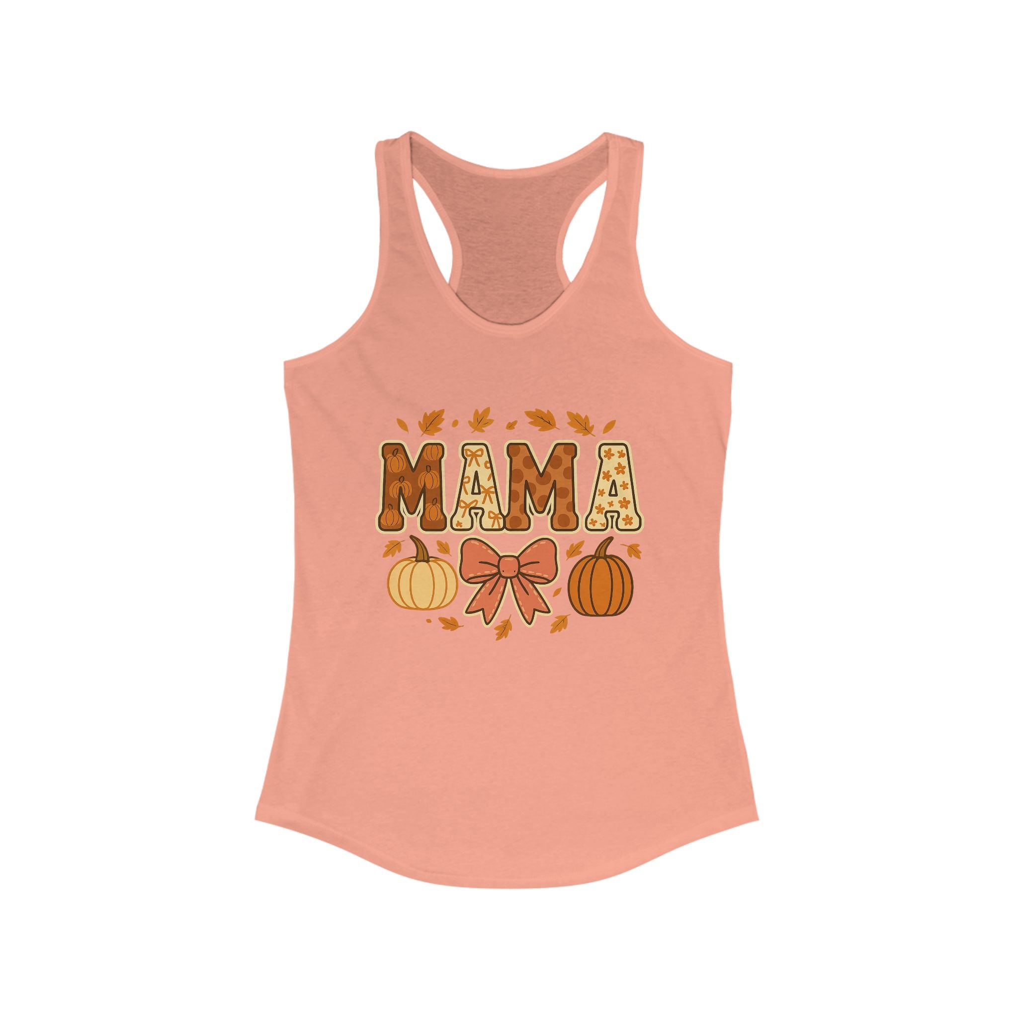 Mama Fall Tank Top Shirt | Bow & Pumpkin Patch T-shirt, Orange & Black Tank Top, Thanksgiving Outfit, Fall Seasonal Photo Outfit