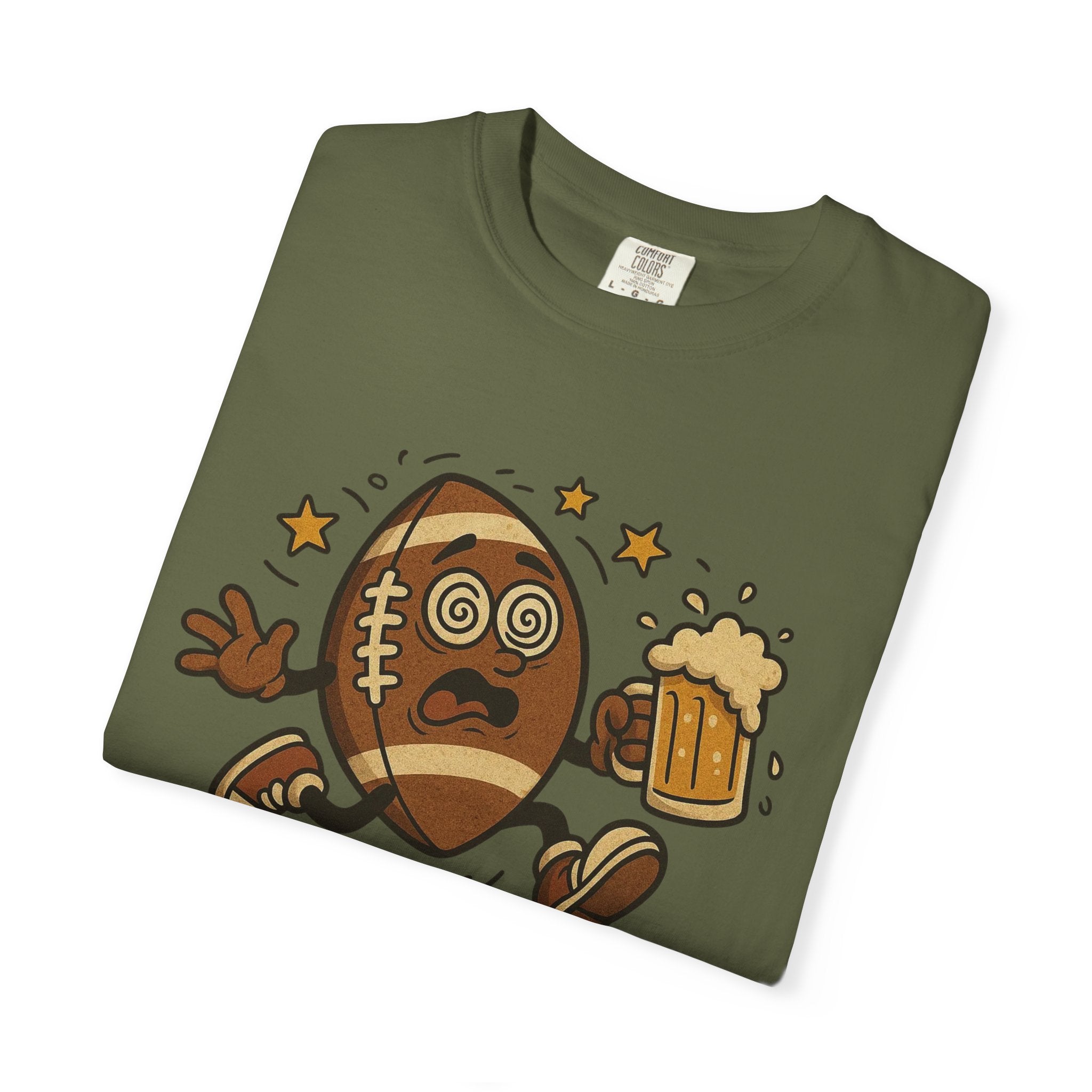 Blitzed Graphic Tee – Funny Football Beer T-Shirt