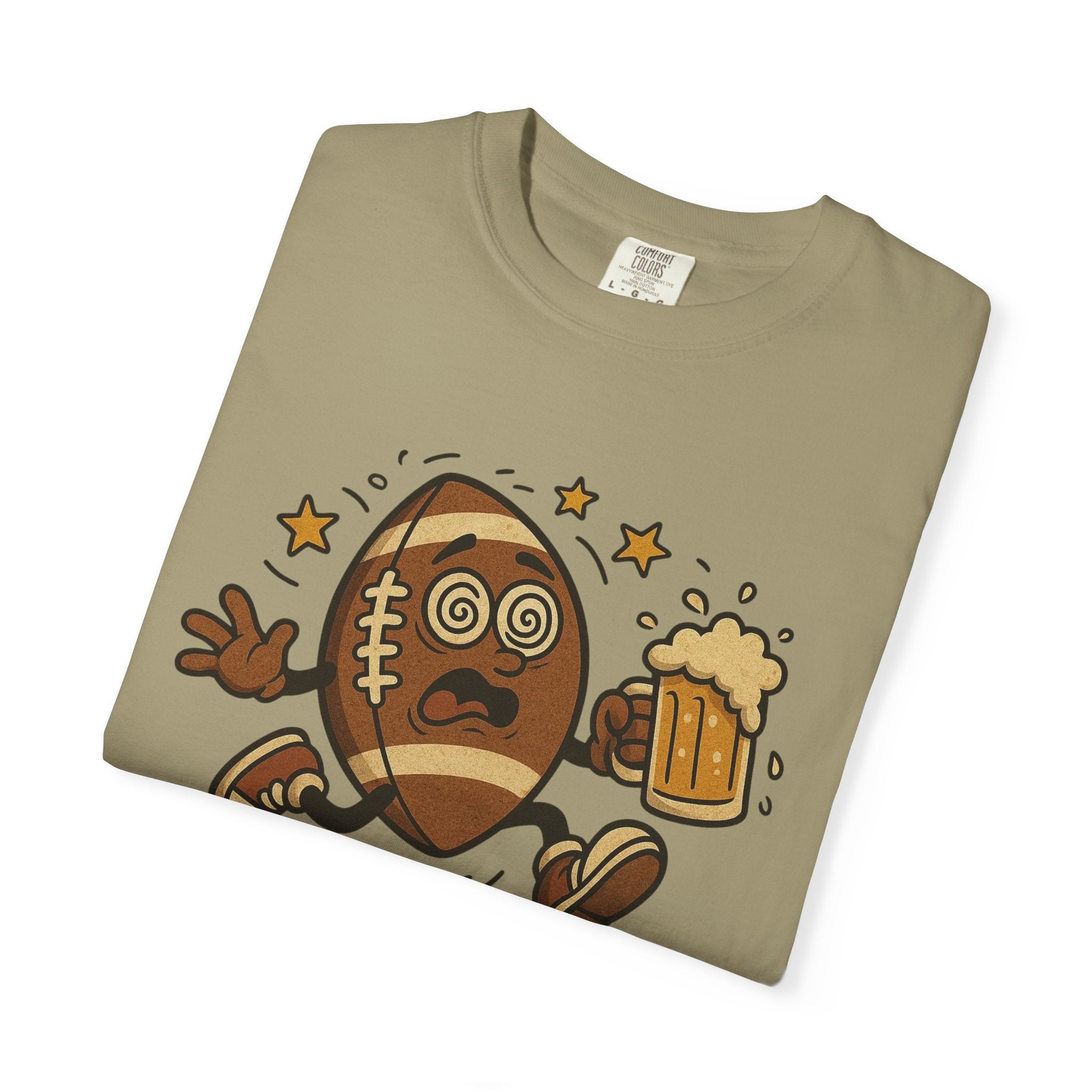 Blitzed Graphic Tee – Funny Football Beer T-Shirt