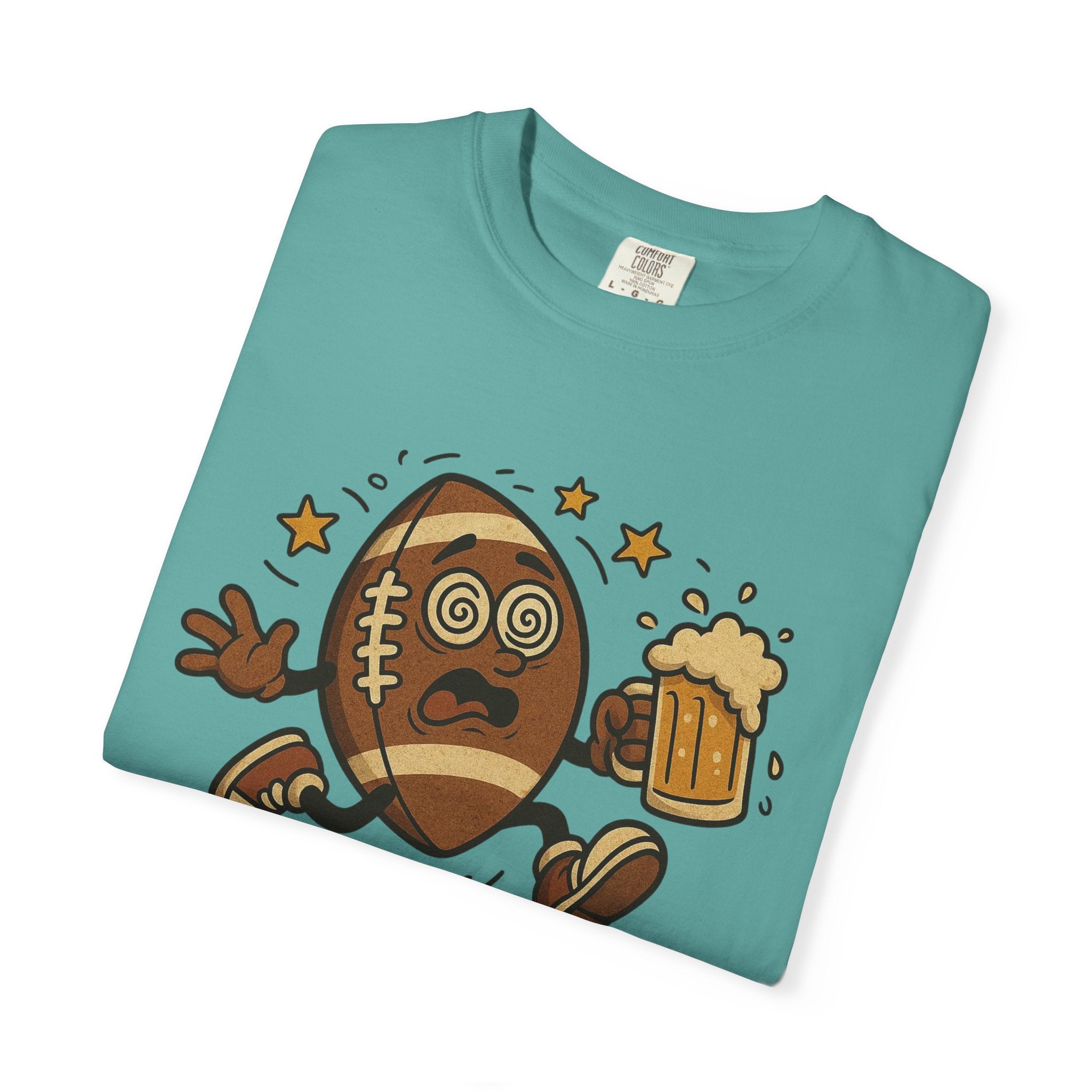 Blitzed Graphic Tee – Funny Football Beer T-Shirt