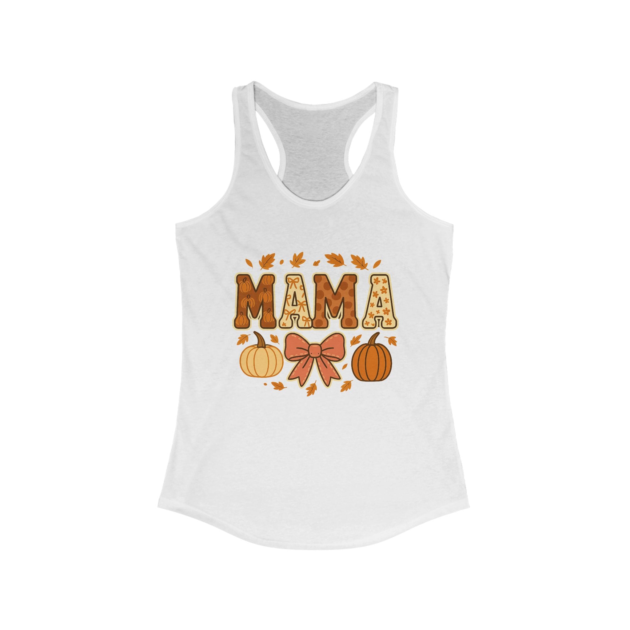 Mama Fall Tank Top Shirt | Bow & Pumpkin Patch T-shirt, Orange & Black Tank Top, Thanksgiving Outfit, Fall Seasonal Photo Outfit