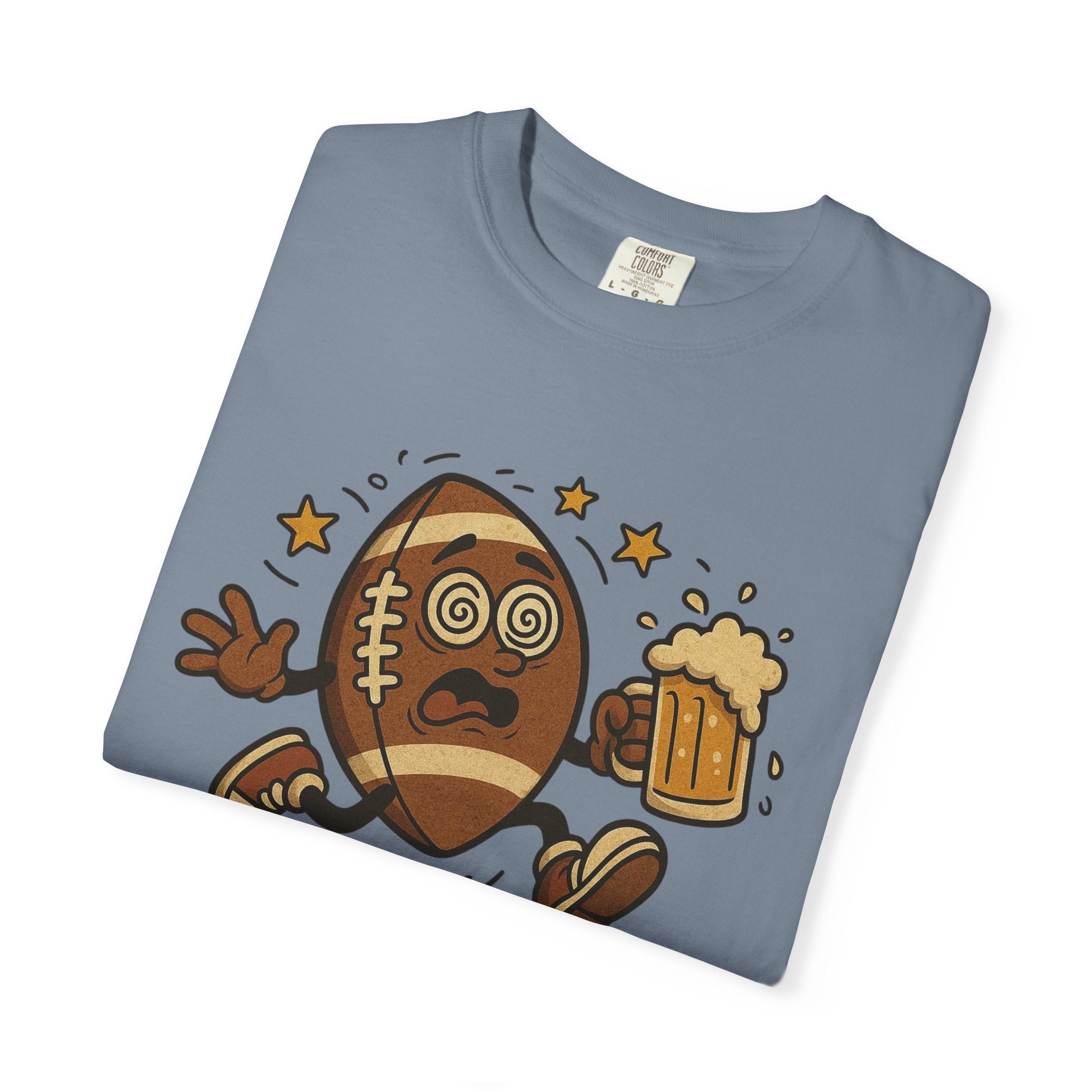 Blitzed Graphic Tee – Funny Football Beer T-Shirt