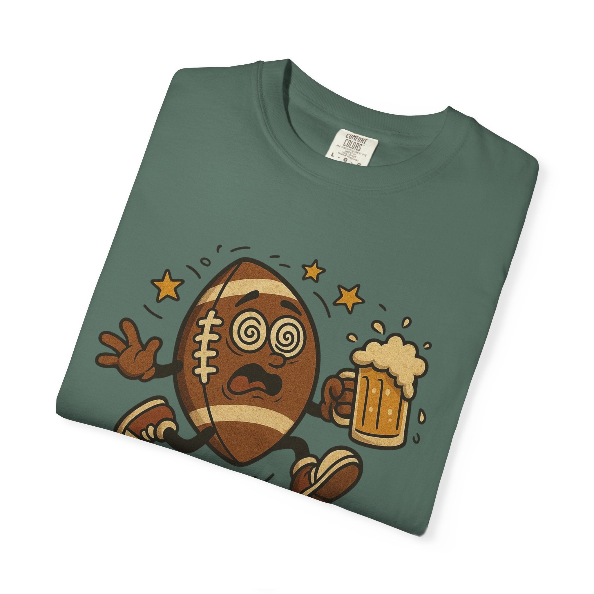 Blitzed Graphic Tee – Funny Football Beer T-Shirt