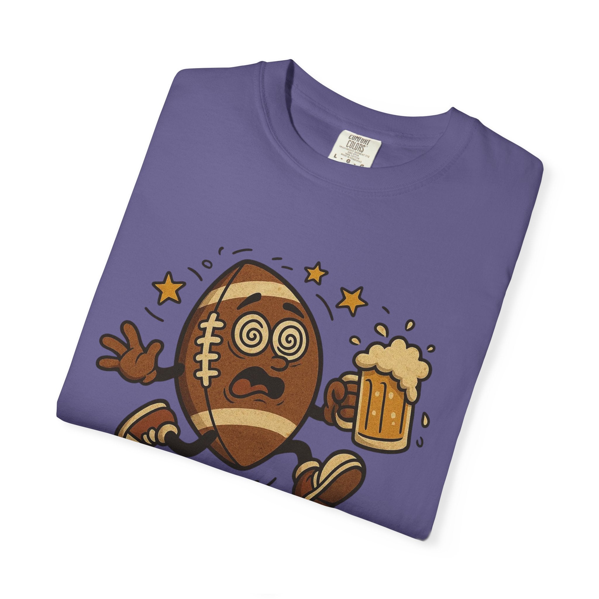 Blitzed Graphic Tee – Funny Football Beer T-Shirt