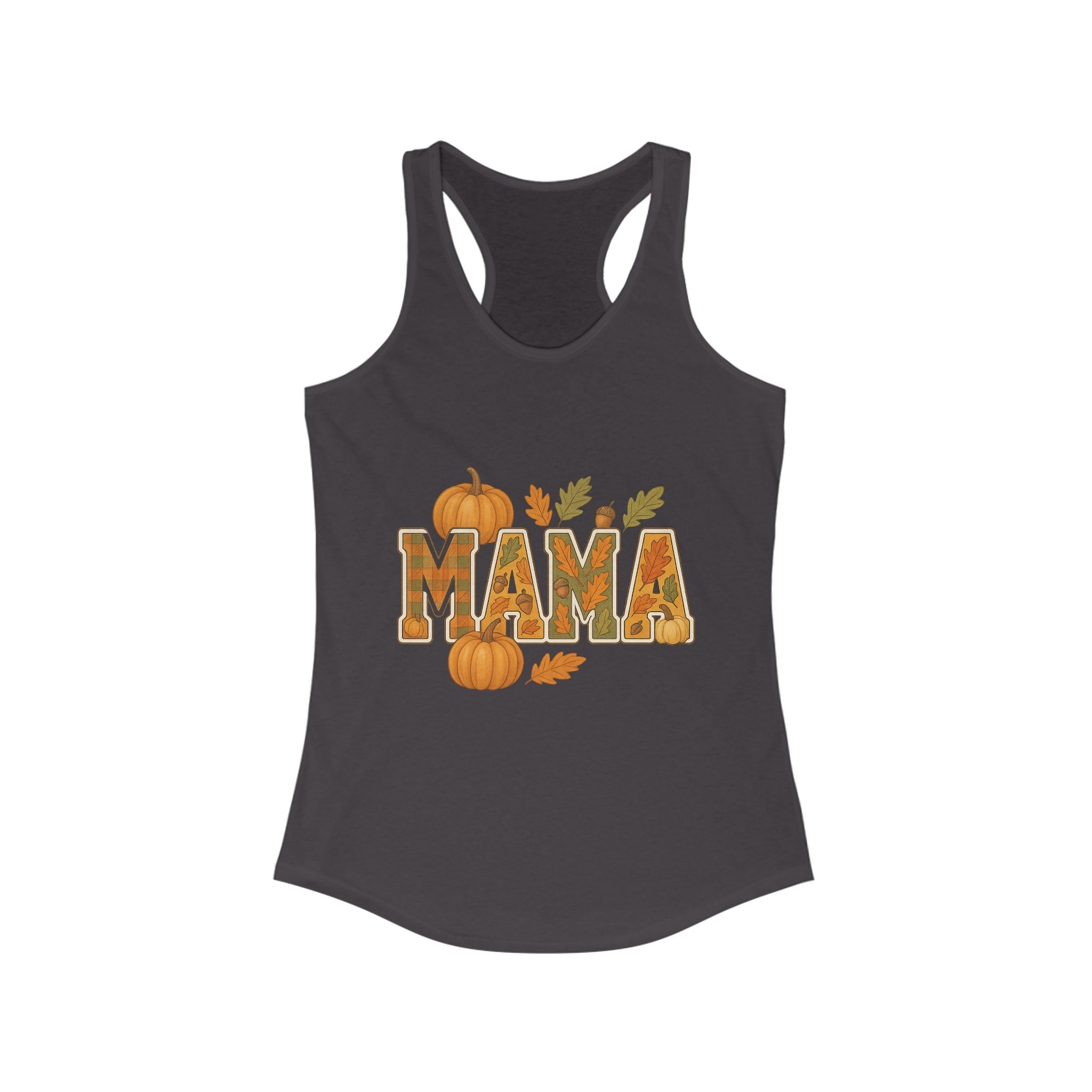 Mama Fall Tank Top Shirt | Pumpkin Patch T-shirt Vibes, Orange & Black Tank Top, Thanksgiving Outfit, Fall Seasonal Photo Outfit